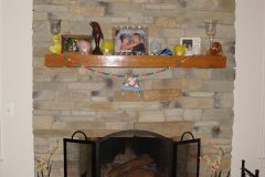 Custom Built Fireplace Installation