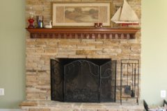 Custom Built Fireplace Installation
